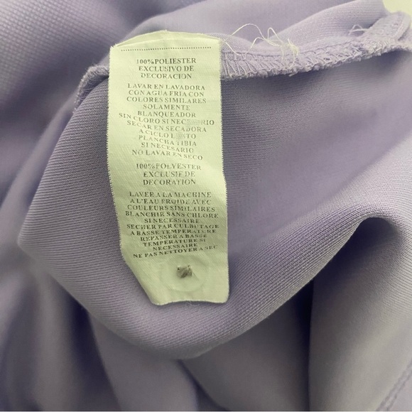 PGA TOUR Men's Polo Golf Shirt XL Lavender 100% Polyester - Picture 8 of 8